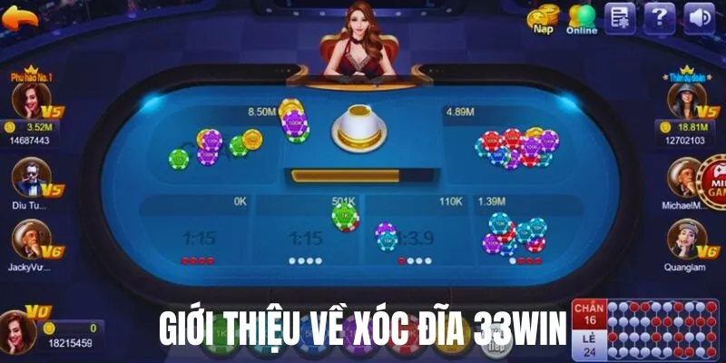 Giới thiệu tổng quan về xóc đĩa 33win